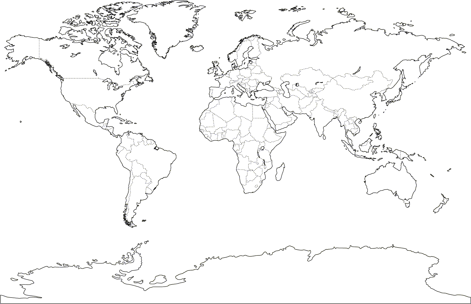 World+map+blank+political